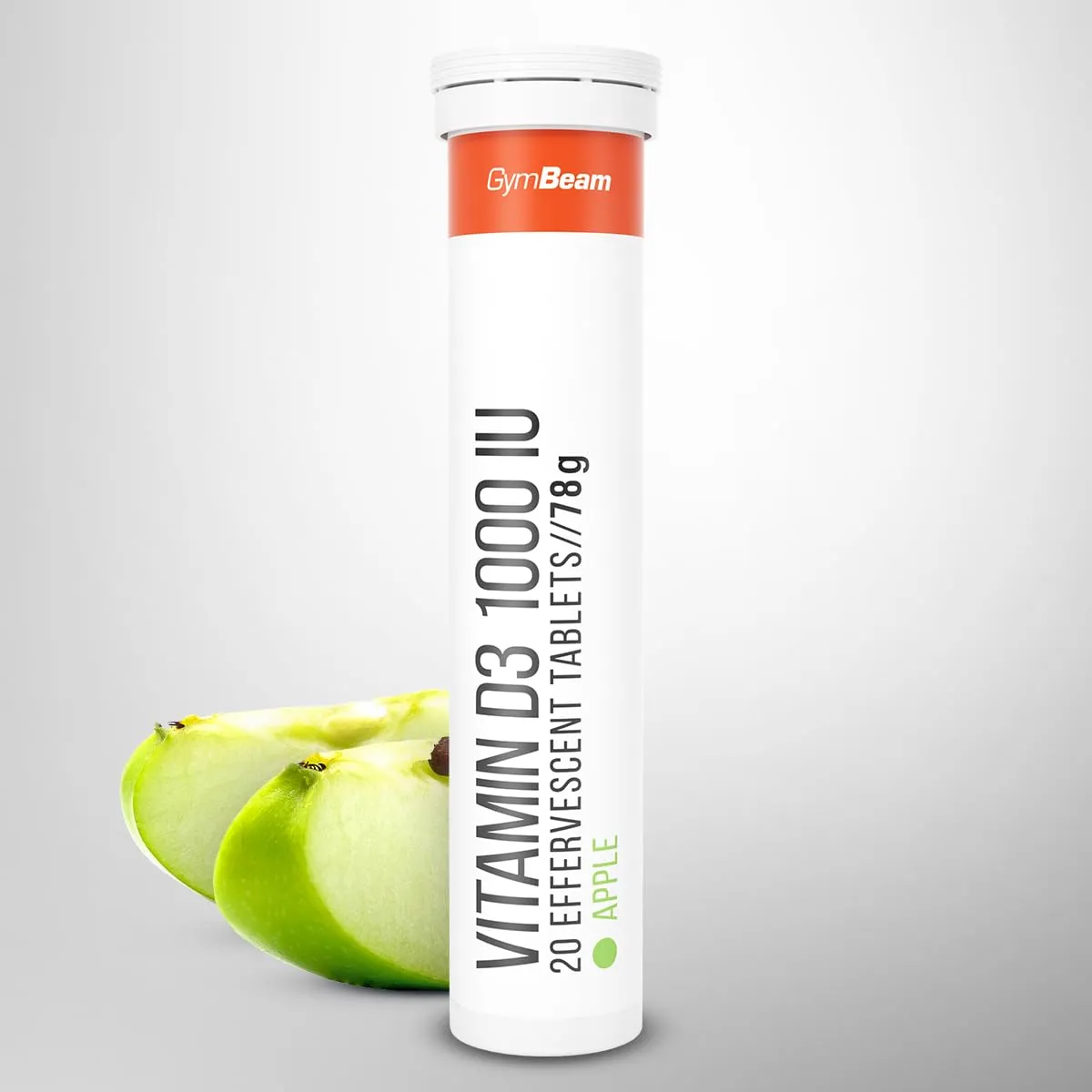 GymBeam Vitamina D3 effervescente 1000 UI ossa