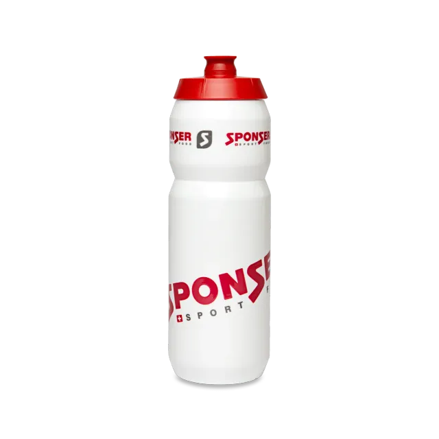 Sponser Pro Bottle borraccia 750 ml bianca rossa leggera