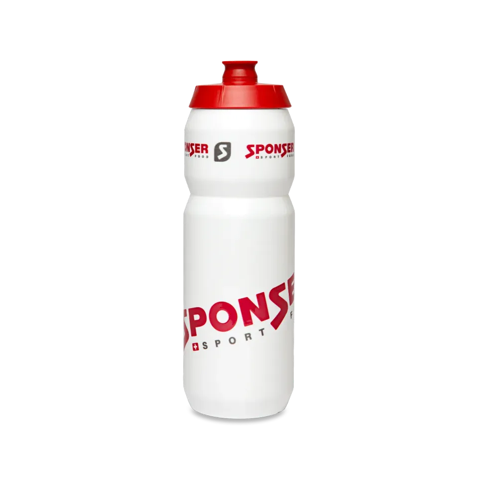 Sponser Pro Bottle borraccia 750 ml bianca rossa leggera