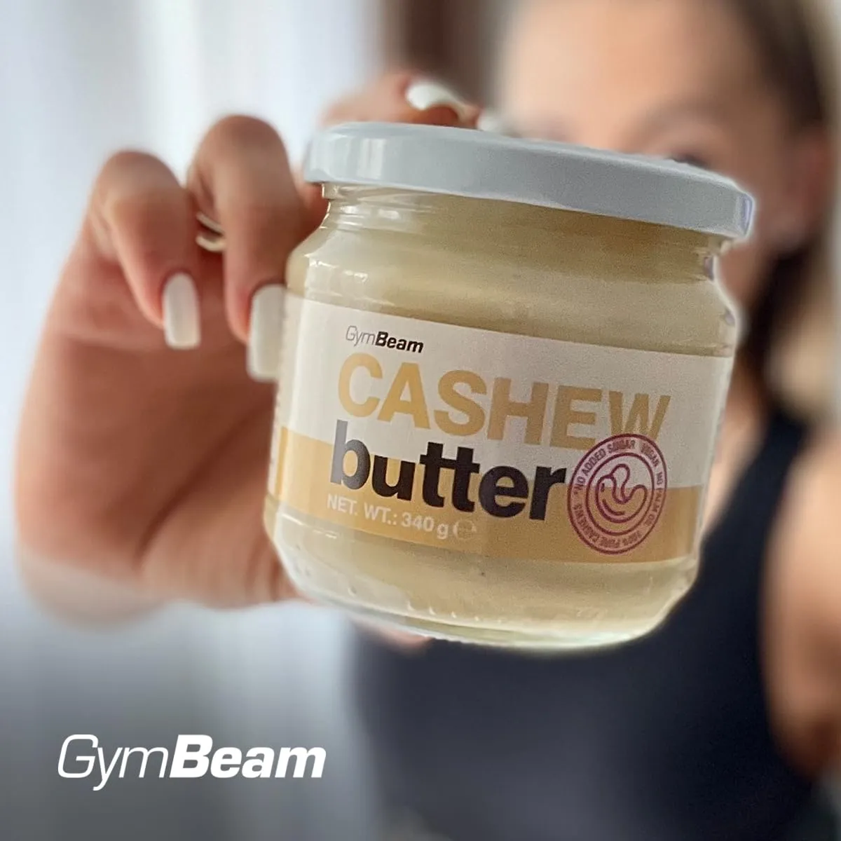 GymBeam Burro Anacardi Crema Spalmabile 340 g Naturale