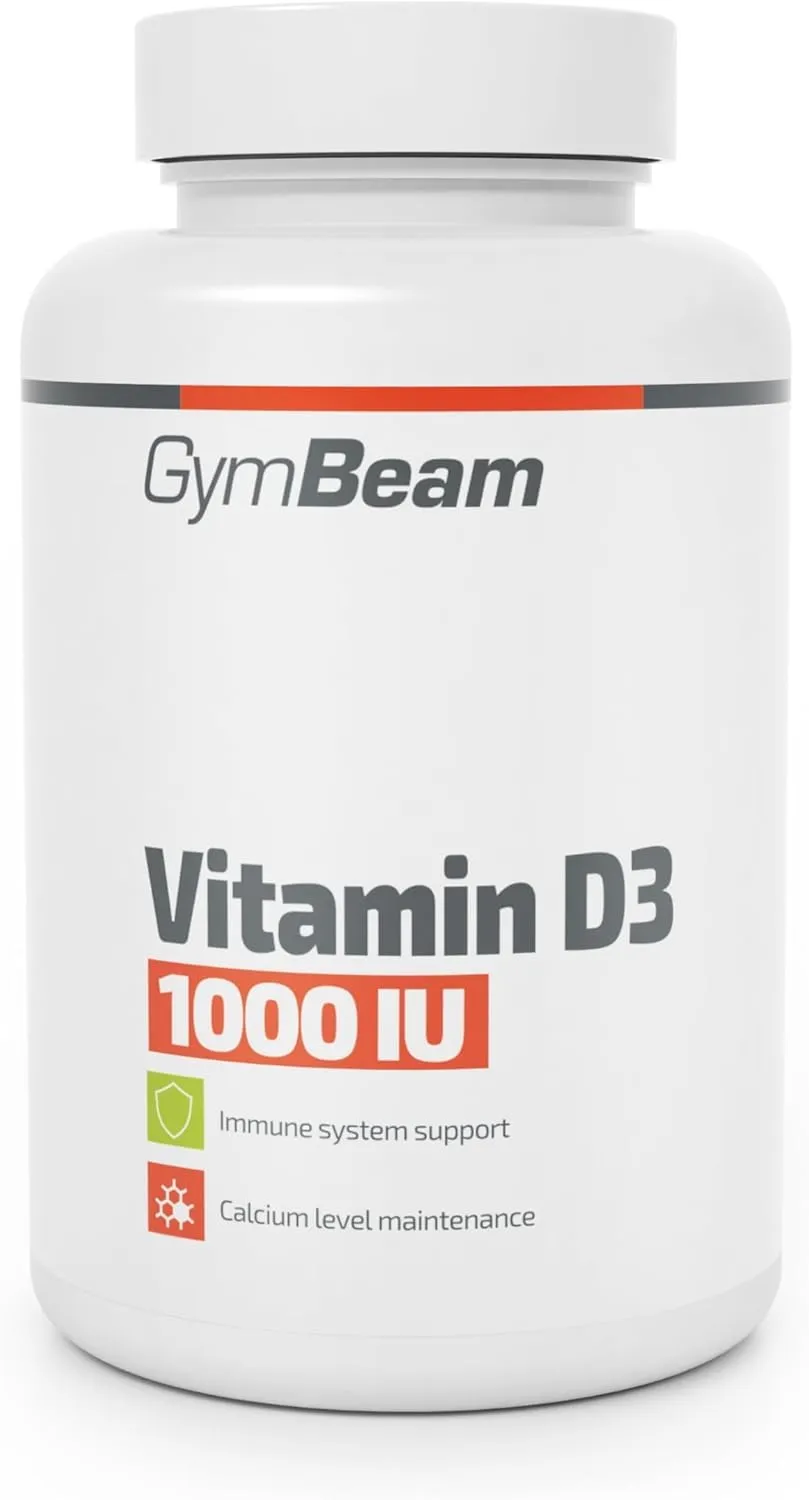 GymBeam Vitamina D3 1000 UI integratore 365 cps immunità