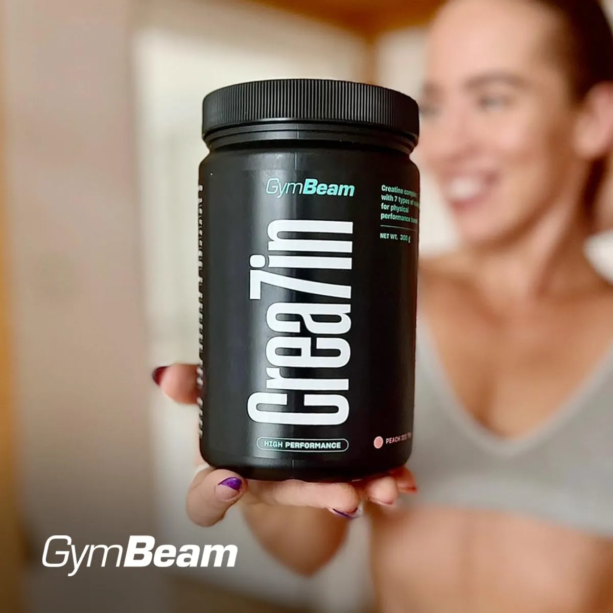 GymBeam Crea7in creatina polvere 600 g watermelon 7 tipi