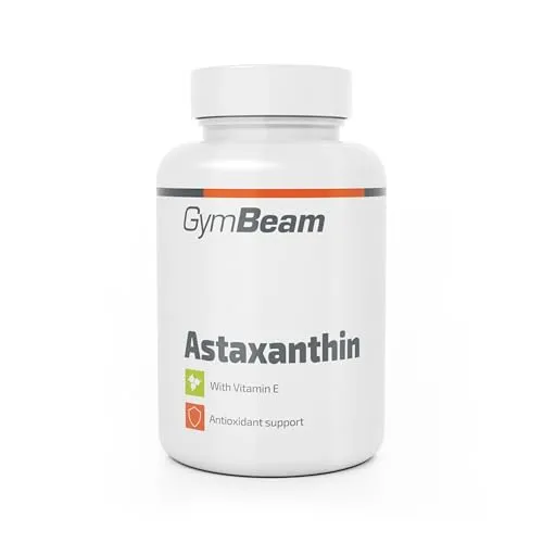 GymBeam Astaxantina capsule 60 cps con vitamina E