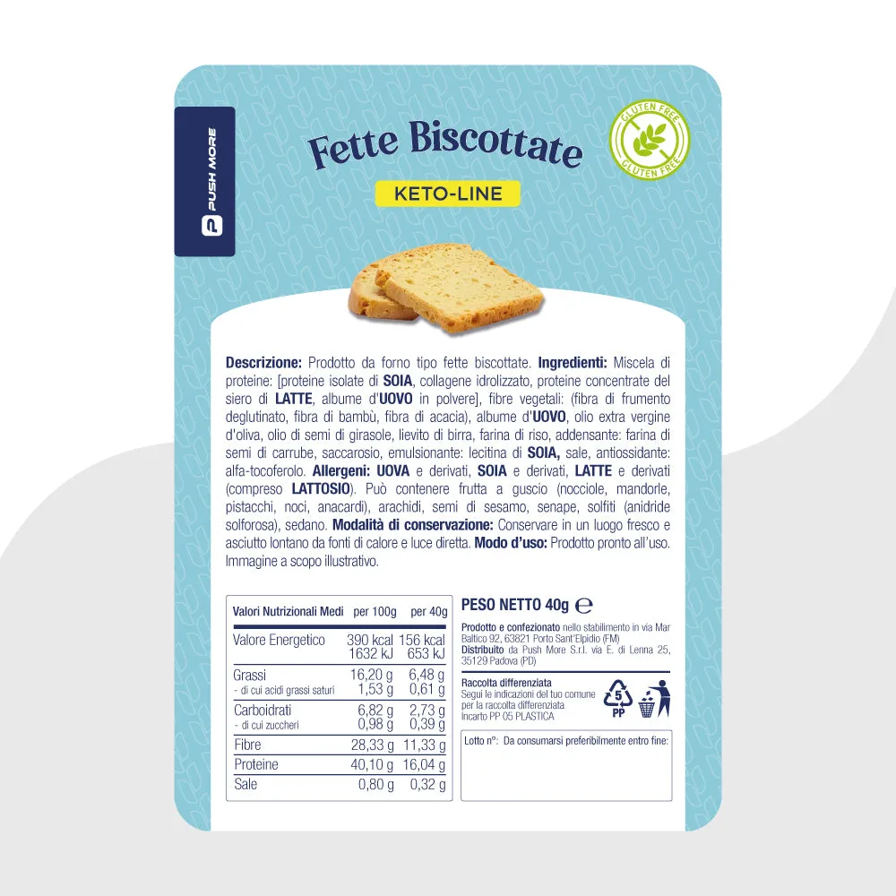 Push More RIV Fette biscottate proteiche keto 40g