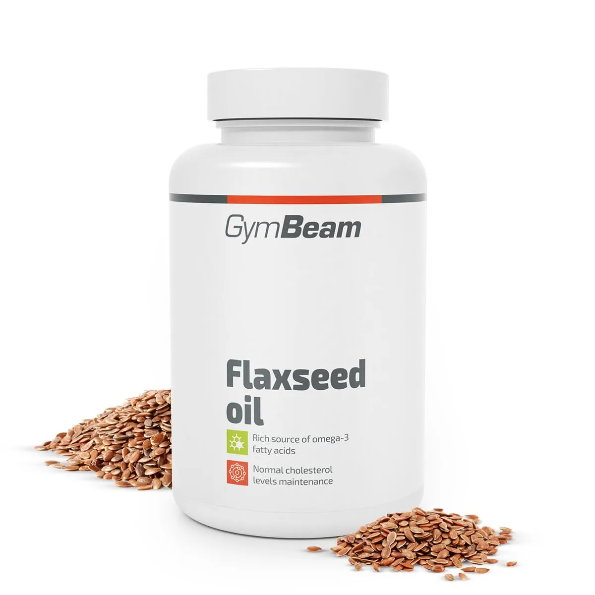 GymBeam Olio Semi di Lino capsule 2000 mg omega 3-6-9