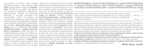 GymBeam Kudzu integratore 60 cps menopausa isoflavoni