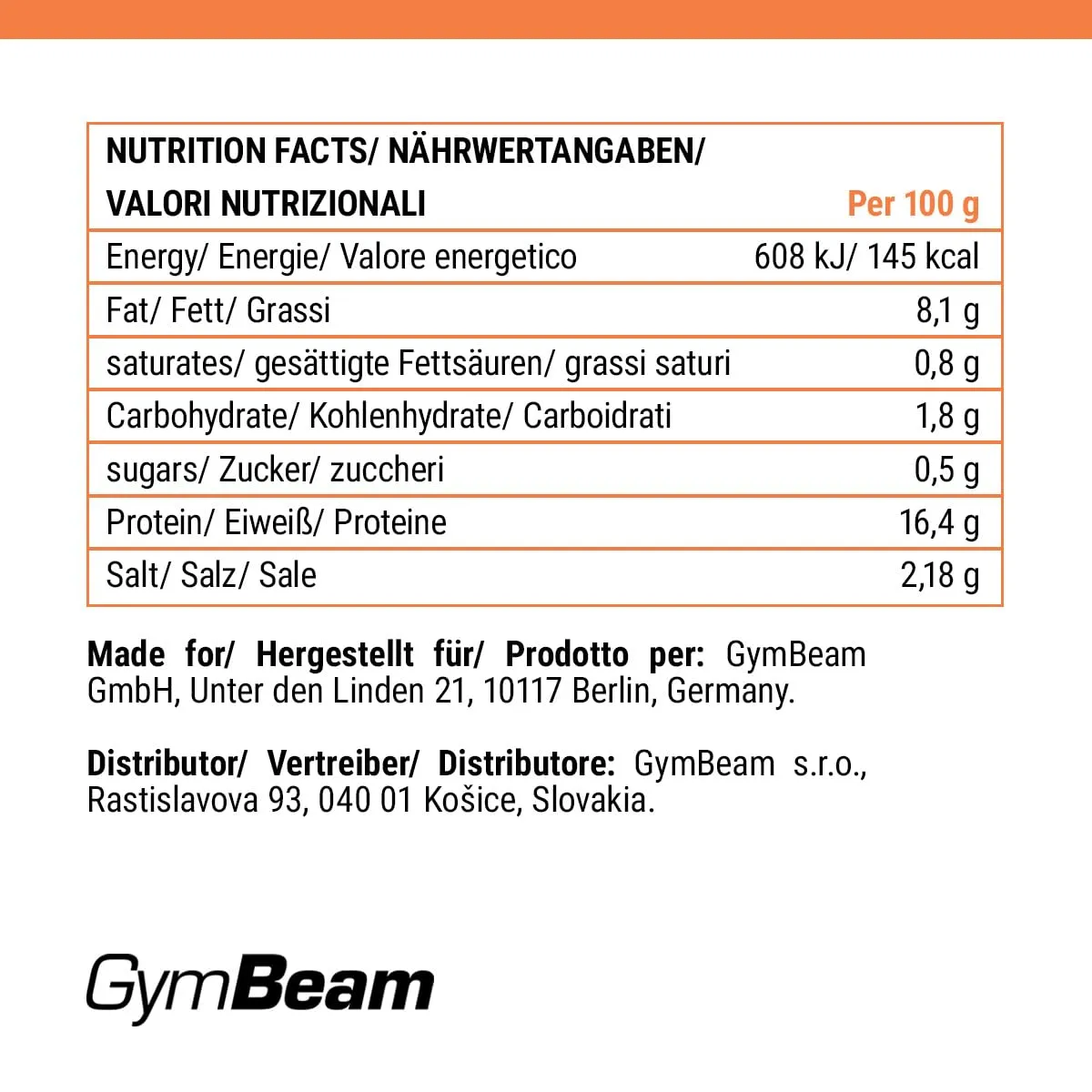 GymBeam Tofu marinato 5x200 g proteico vegano