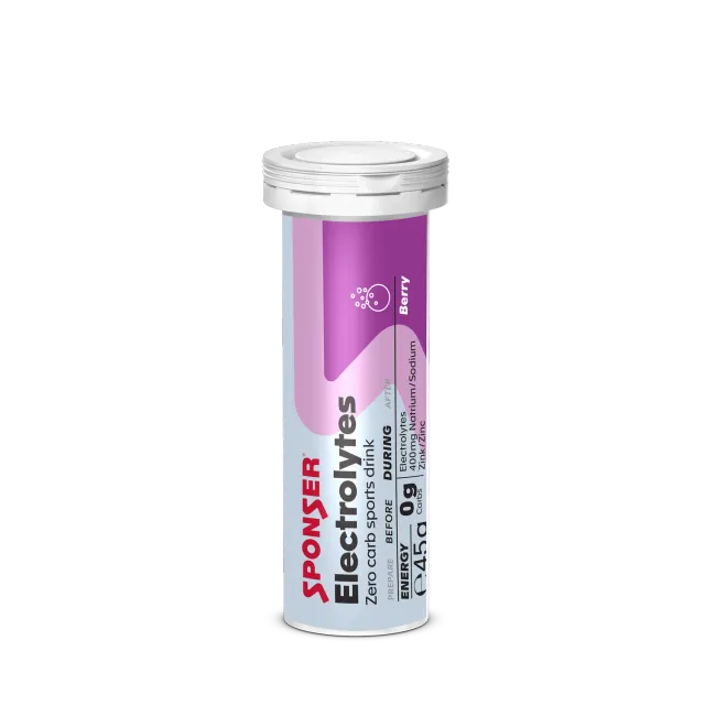 Sponser Electrolytes pastiglie effervescenti Berry 10 tabs zero carb