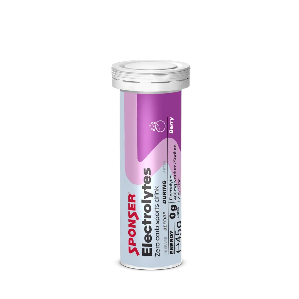 Sponser Electrolytes pastiglie effervescenti Berry 10 tabs zero carb