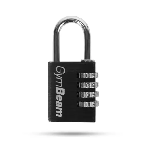GymBeam QuadGuard Lucchetto Combinazione 4 Cifre Alluminio