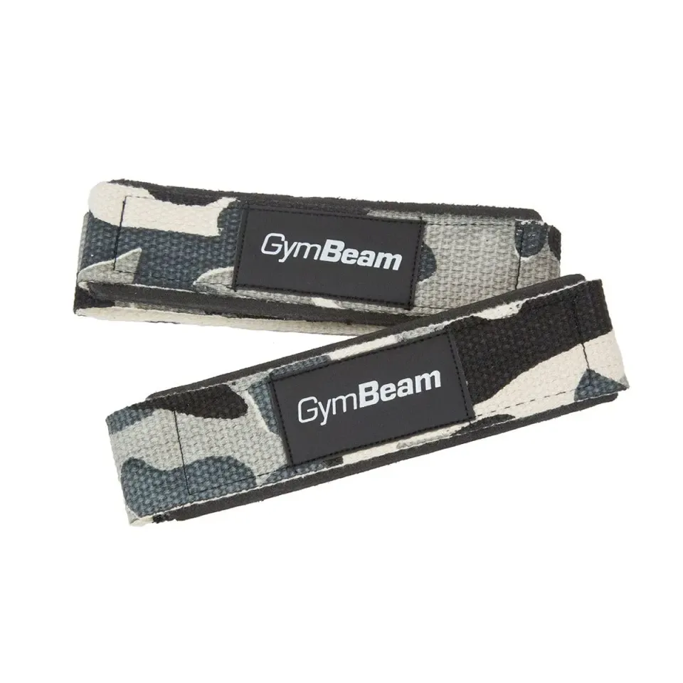 GymBeam Camo straps palestra paio cotone antiscivolo