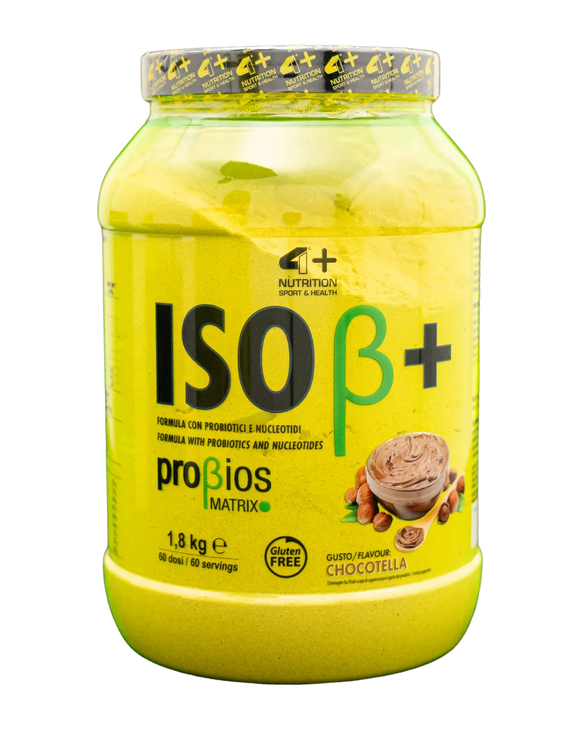 4 Plus Nutrition ISOβ+ Proteine Isolate 900 g Senza Glutine