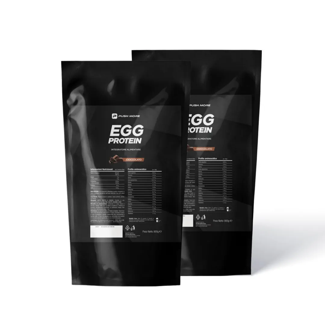 Push More EGG+ Proteine Albume Cioccolato 900g