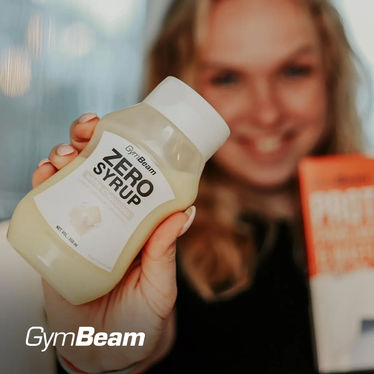 GymBeam Sciroppo Zero white chocolate 350 ml