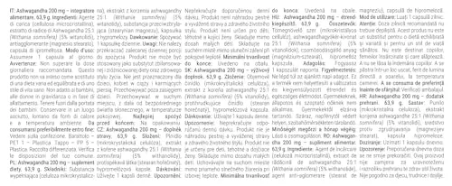 GymBeam Ashwagandha 200 mg Capsule 90 cps Stress