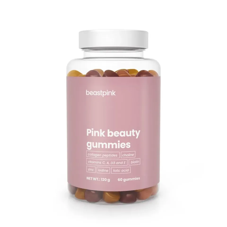GymBeam Pink Beauty caramelle gommose 60 capsule