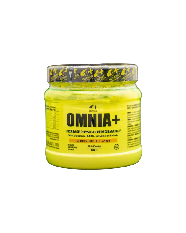 4 Plus Nutrition Omnia+ integratore 400 g Citrus Fruits con creatina