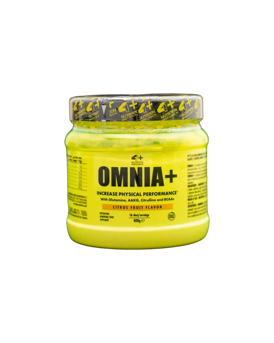 4 Plus Nutrition Omnia+ integratore 400 g Citrus Fruits con creatina