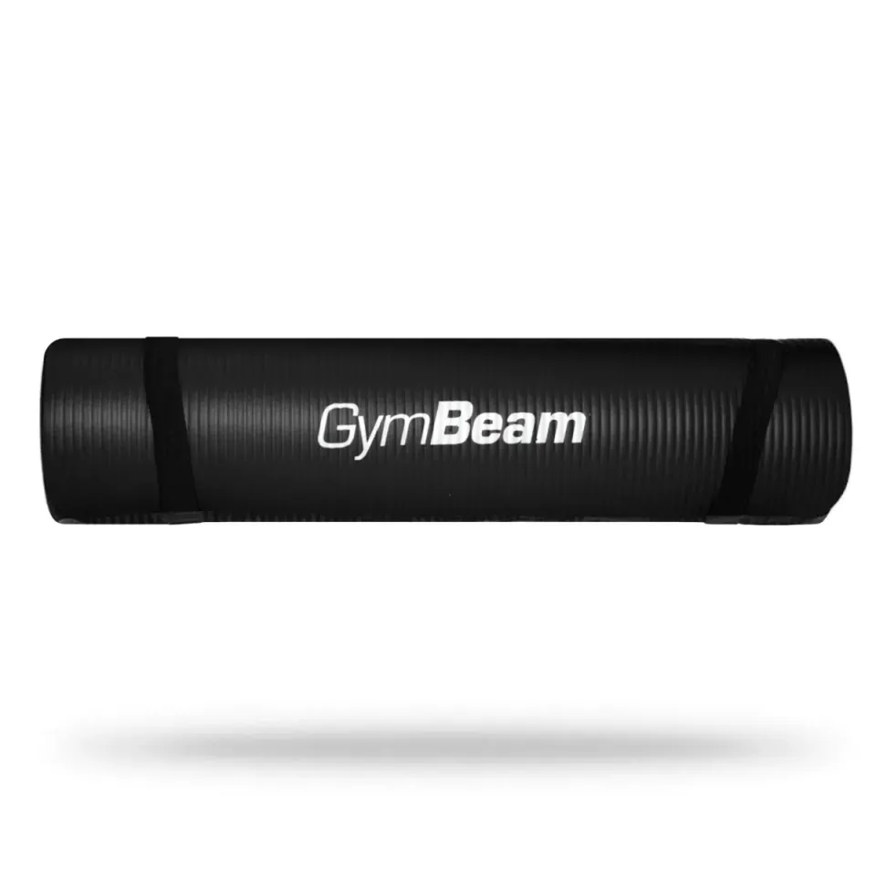 GymBeam Tappetino Yoga Antiscivolo Nero 180x61x1 cm PVC