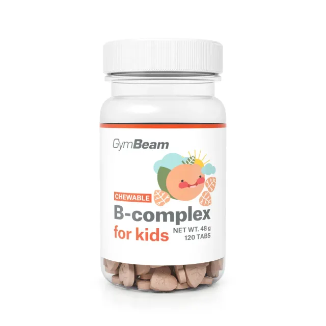 GymBeam B-Complex masticabili 120 cpr albicocca