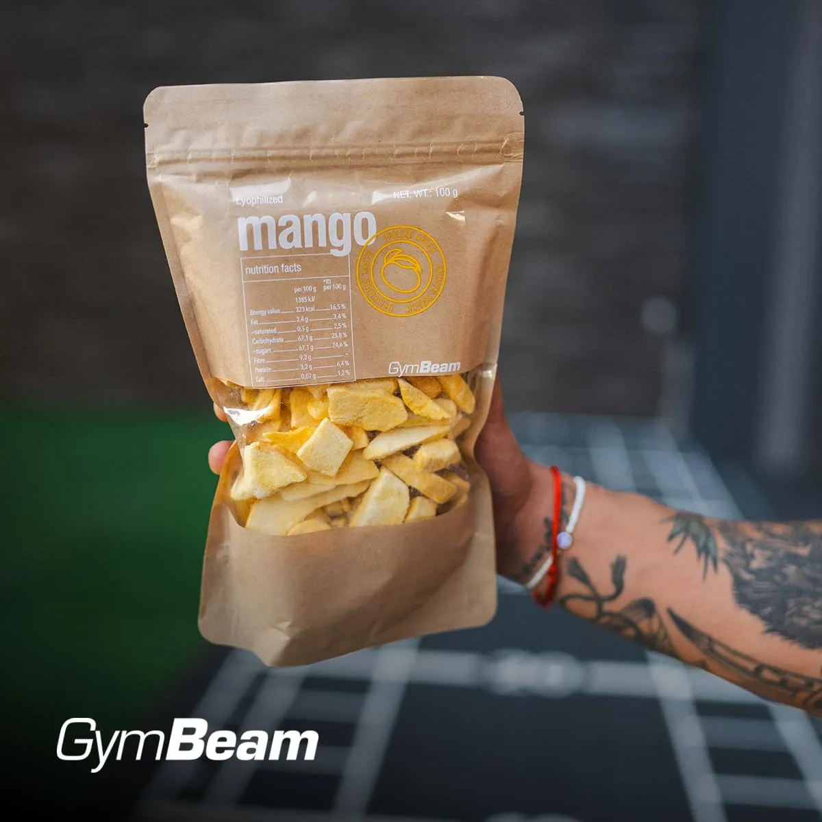 GymBeam Mango Liofilizzato frutta 100% frutta senza zuccheri