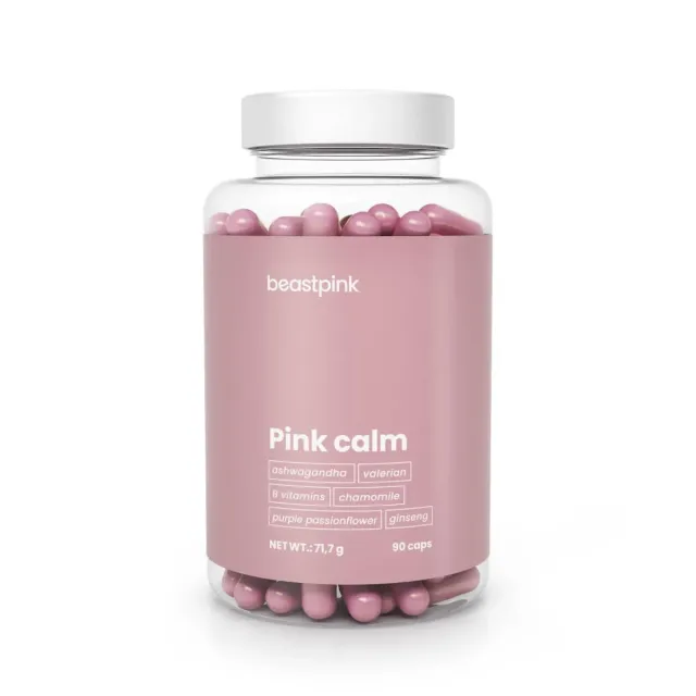 GymBeam Pink Calm Capsule 90 Capsule Relax Sonno