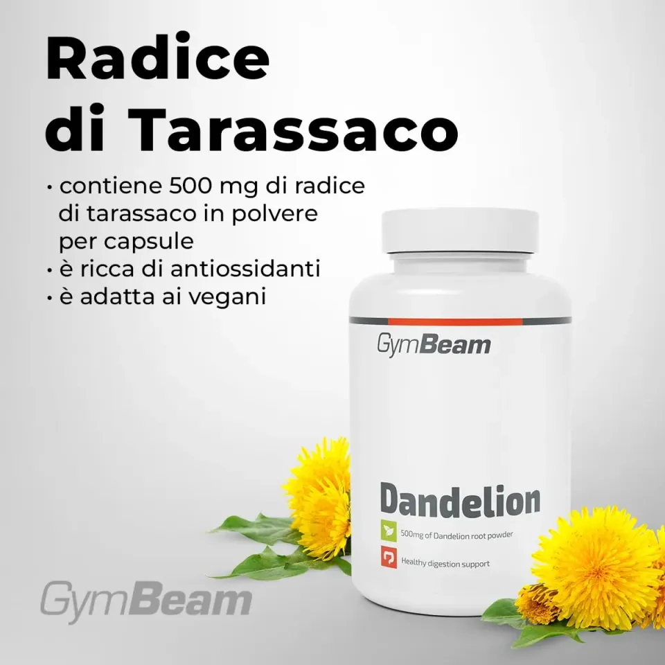 GymBeam Radice di Tarassaco capsule 90 cps 500 mg vegane