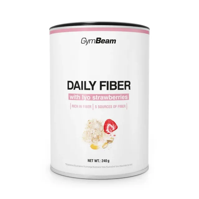 GymBeam Daily Fiber fibre in polvere 240g con psillio