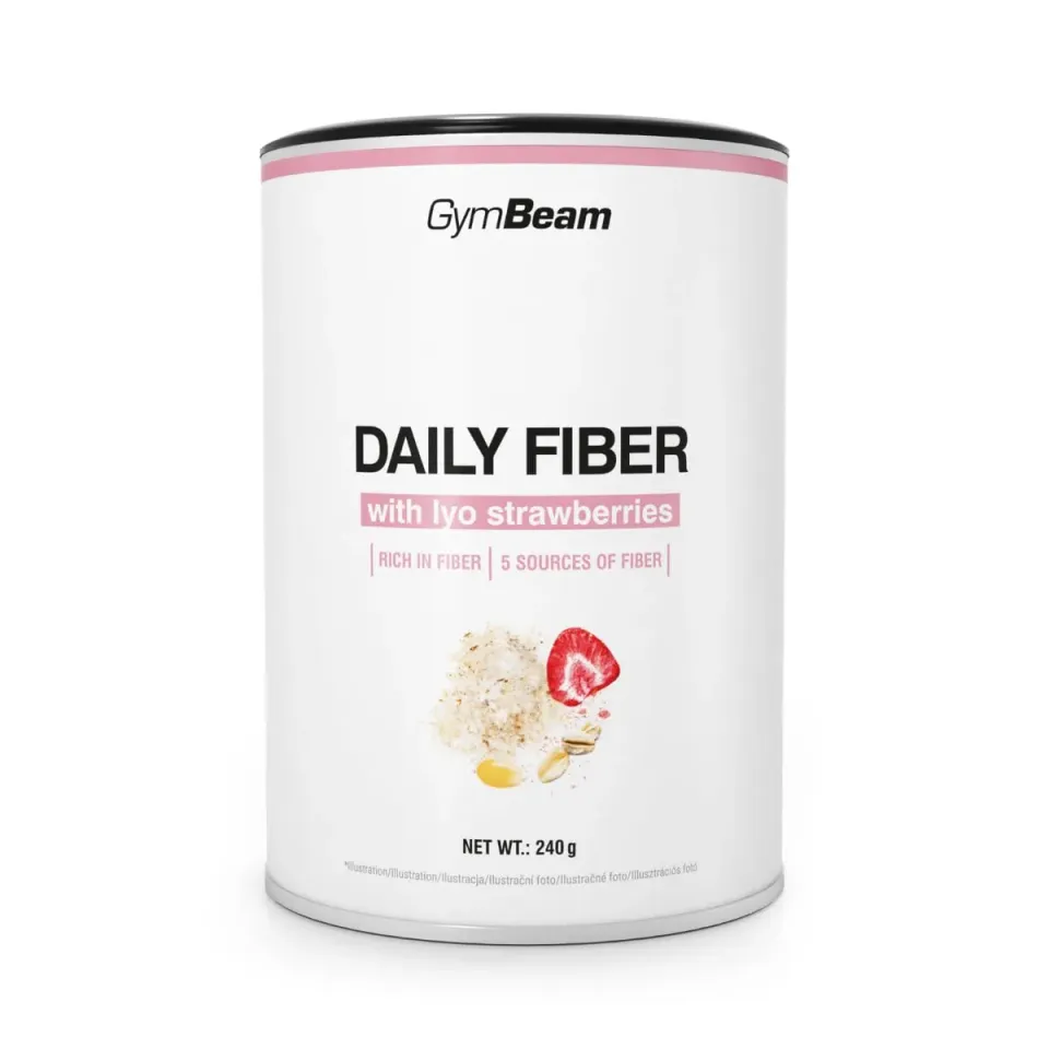 GymBeam Daily Fiber fibre in polvere 240g con psillio