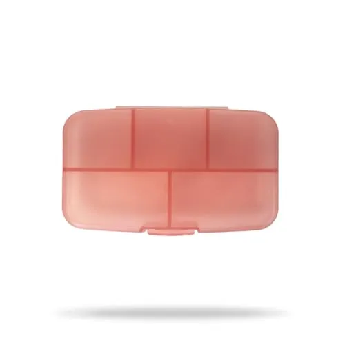 GymBeam Daily Pillbox Portapillole 5 Scomparti Nero