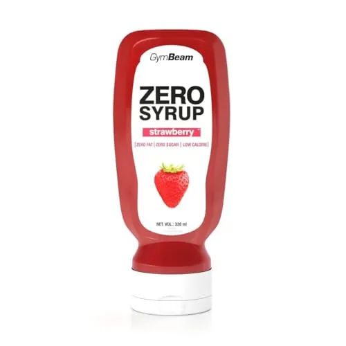 GymBeam Zero Sciroppo Fragola 6x320 ml Senza Zucchero