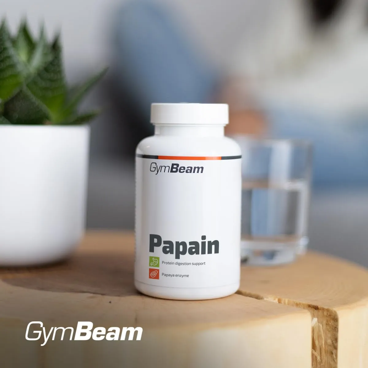 GymBeam Papaina 200 mg capsule 90 cps digestione proteine