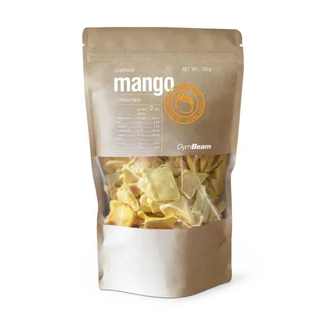 GymBeam Mango Liofilizzato frutta 100% frutta senza zuccheri