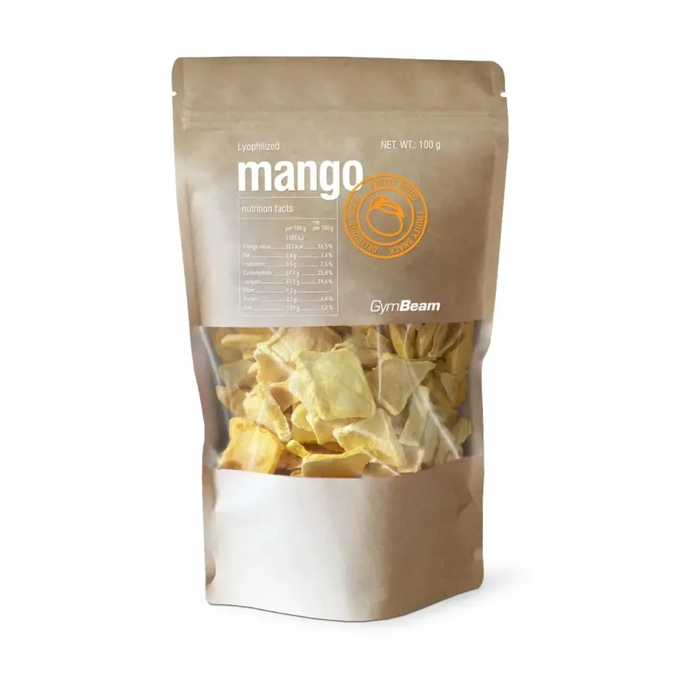 GymBeam Mango Liofilizzato frutta 100% frutta senza zuccheri