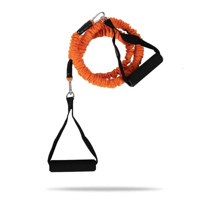 GymBeam Fascia di Resistenza con Maniglie elastico 10 kg 120 cm