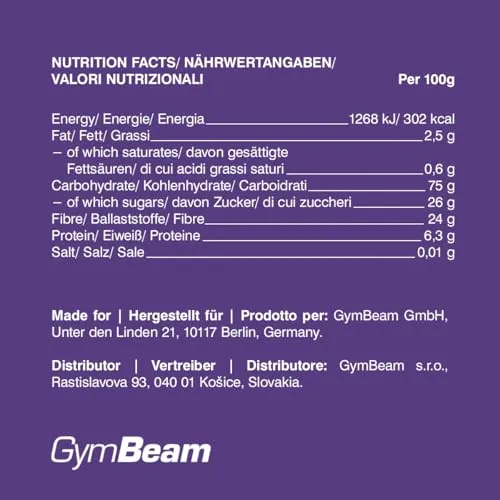 GymBeam Ribes Nero Liofilizzato frutta 100g senza zucchero