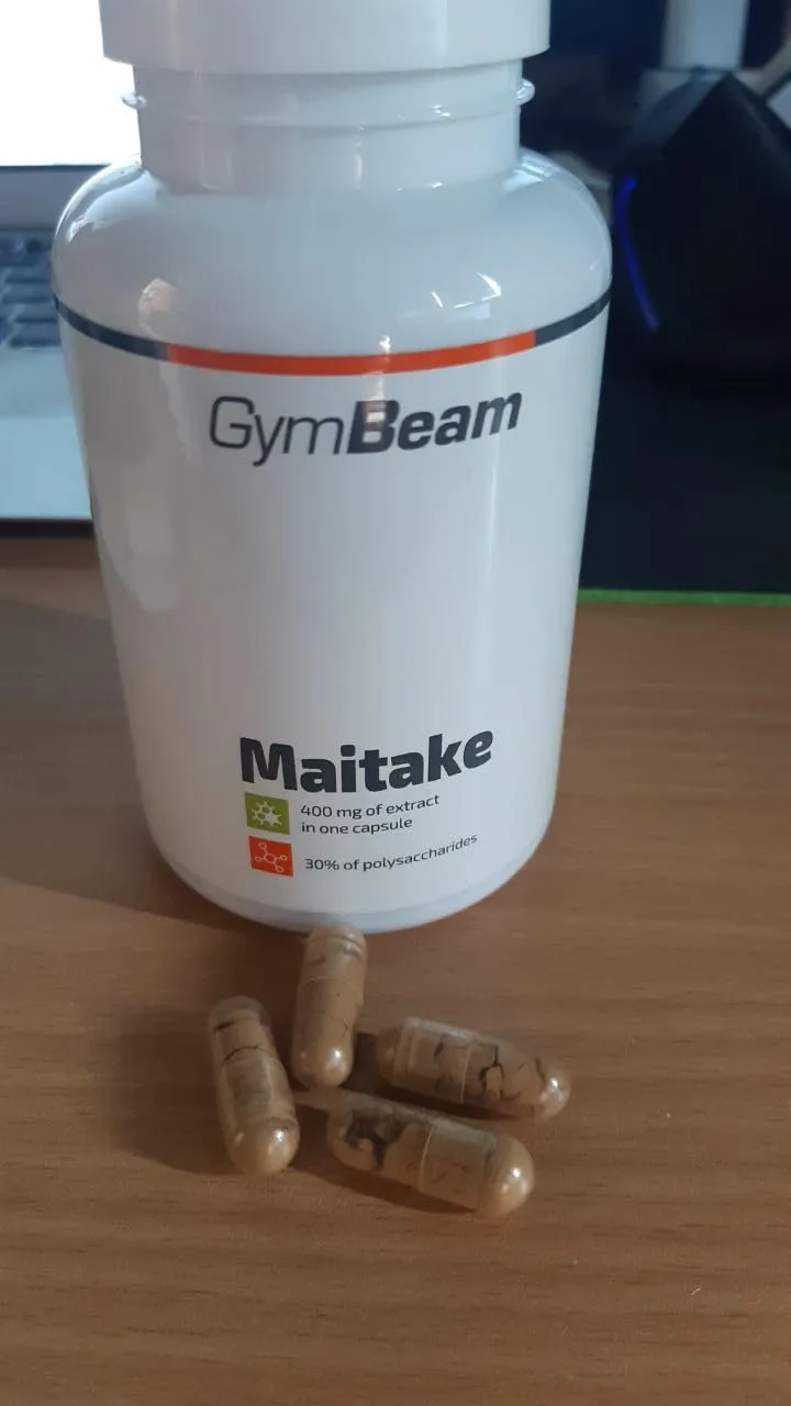 GymBeam Maitake Fungo capsule 90 cps 30% polisaccaridi