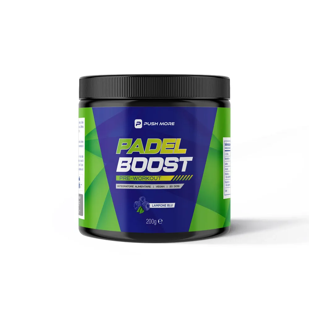 Push More Padel Boost pre workout 200 g energia focus