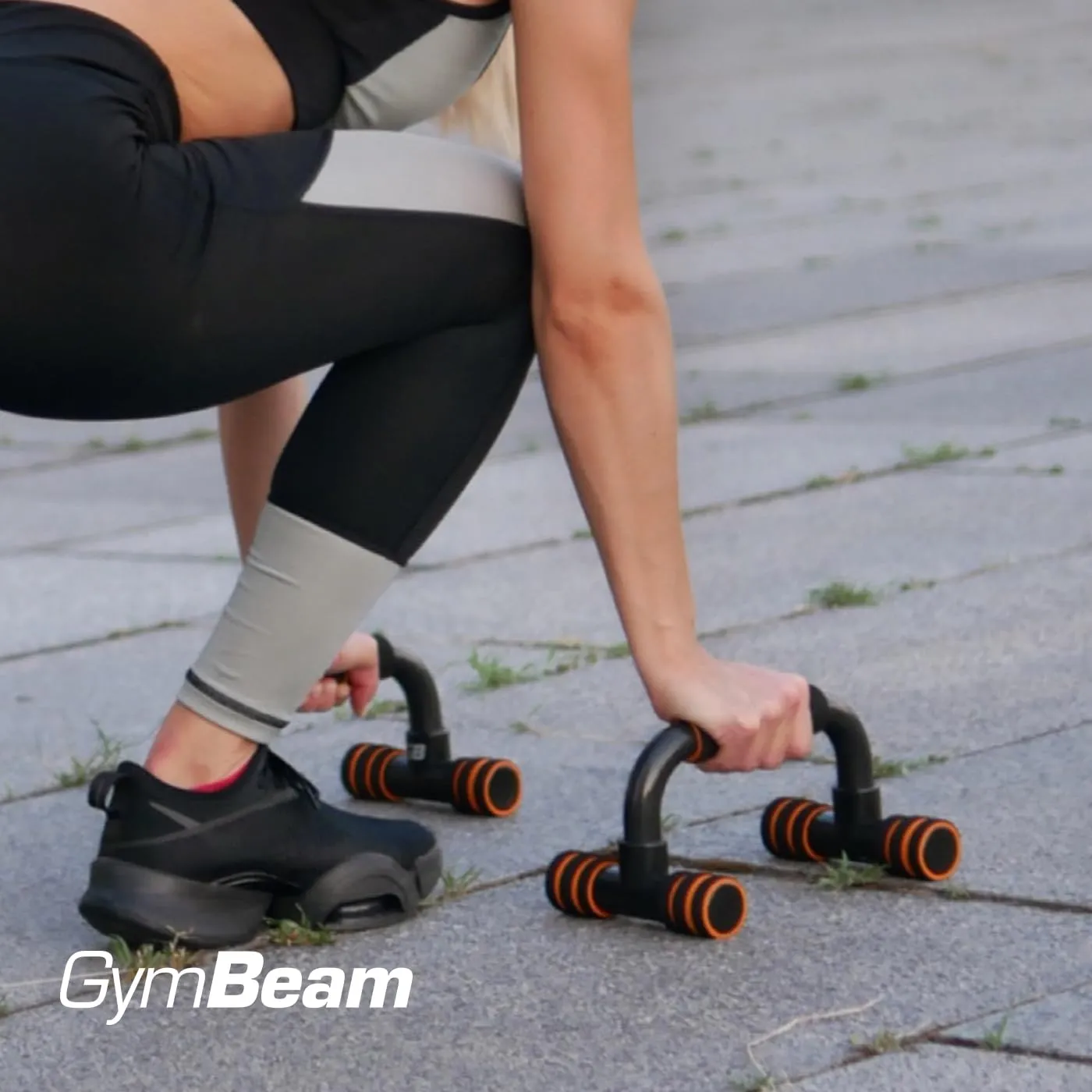 GymBeam Supporti Push-Up maniglie flessioni nero