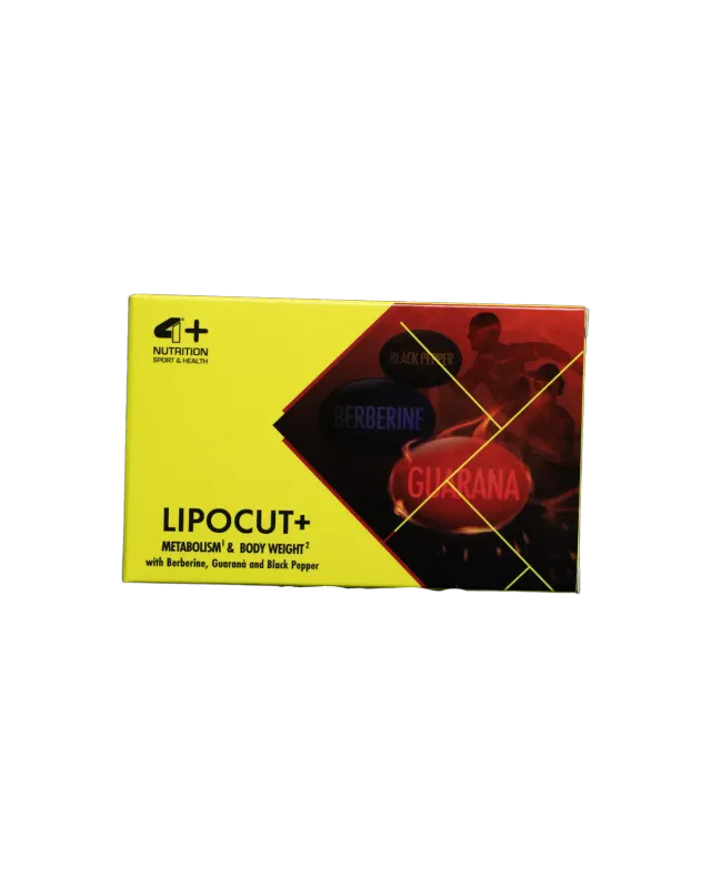 4 Plus Nutrition LIPOCUT+ Integratore Metabolismo 30 Compresse