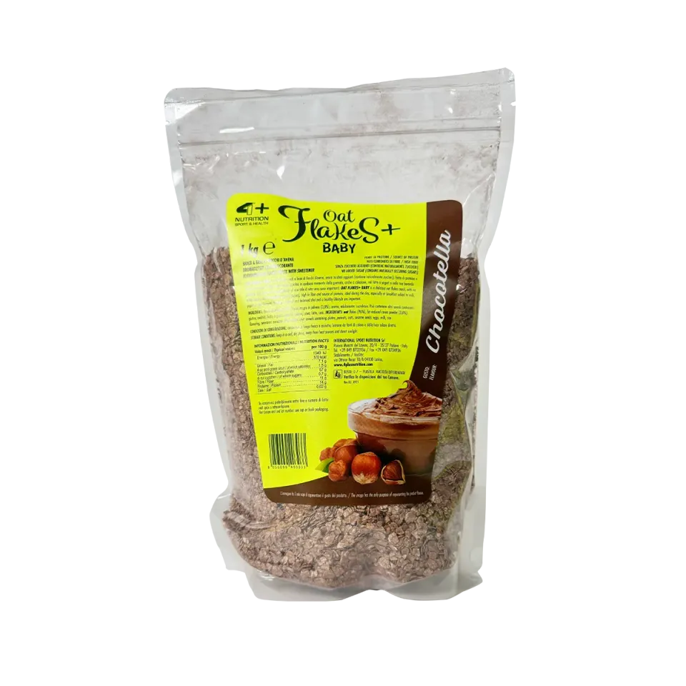 4 Plus Nutrition Oat Flakes+ Baby Fiocchi Avena 1 Kg Cookies