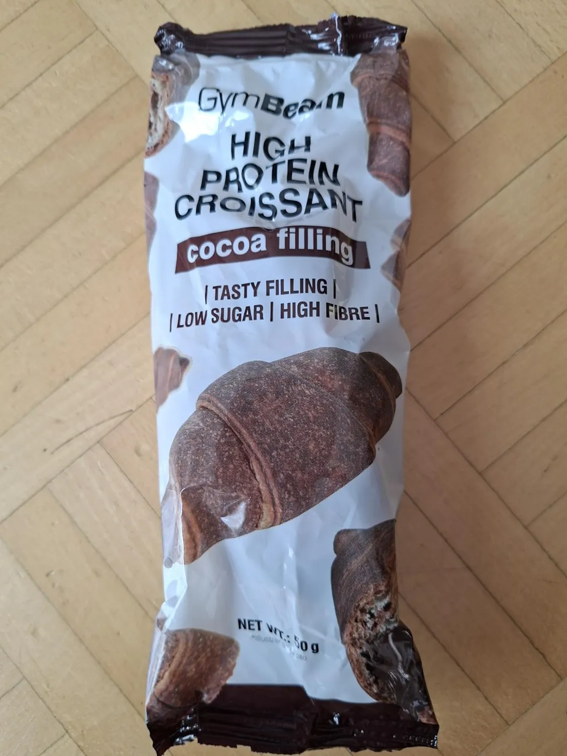 GymBeam Croissant Proteico Cacao 10x50g senza glutine