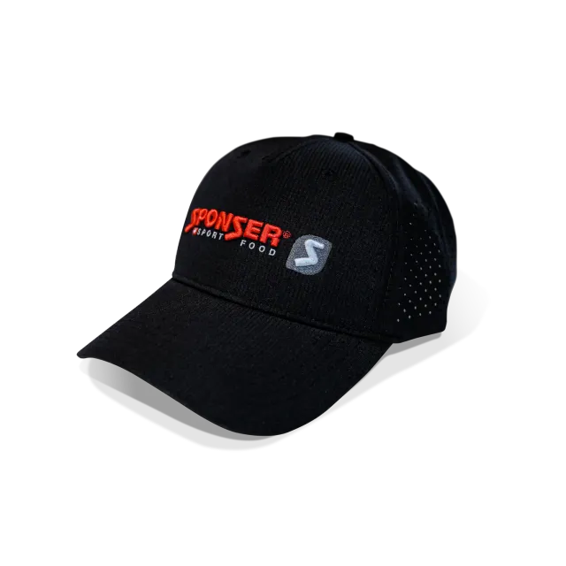 Sponser Cap Pro cappellino nero traspirante