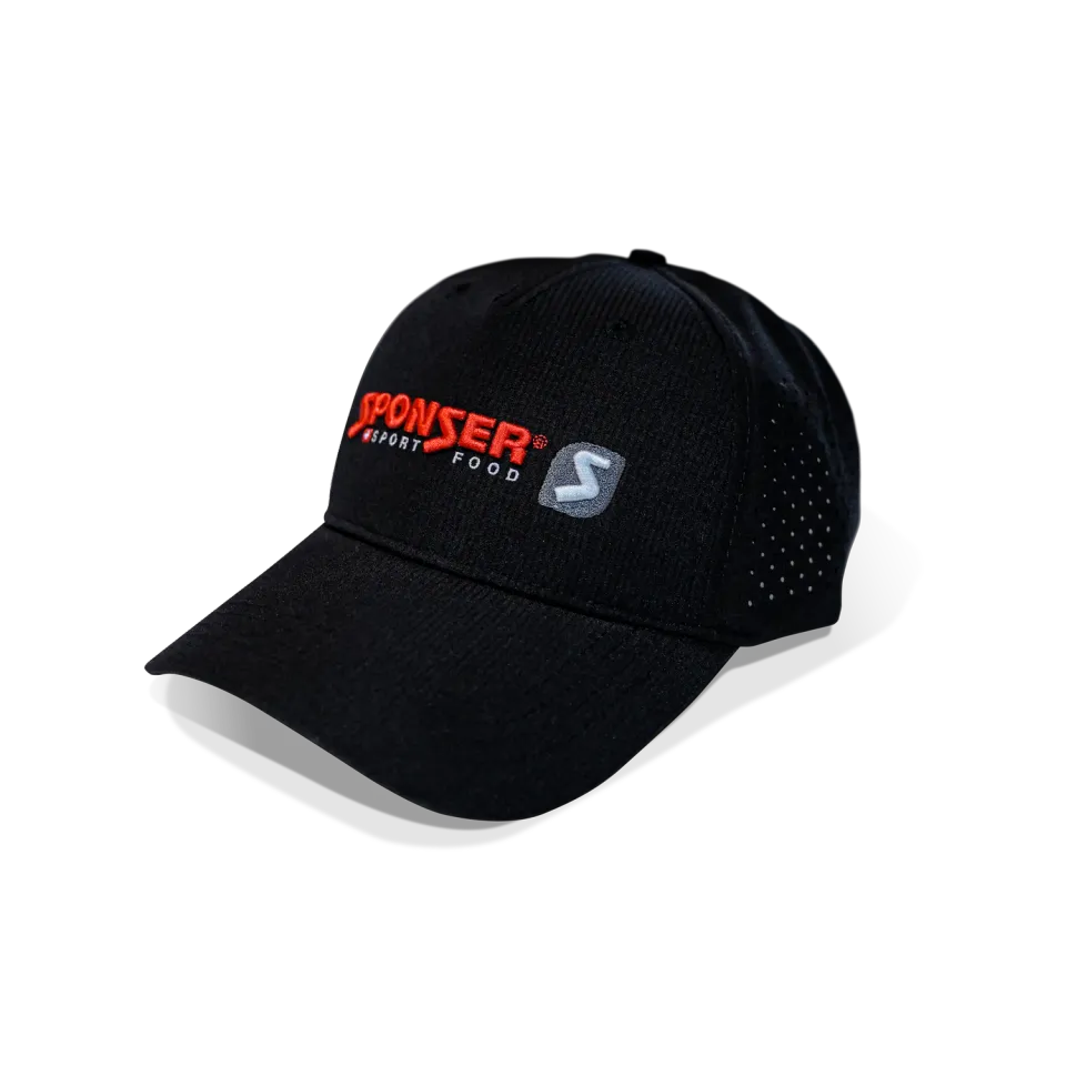 Sponser Cap Pro cappellino nero traspirante