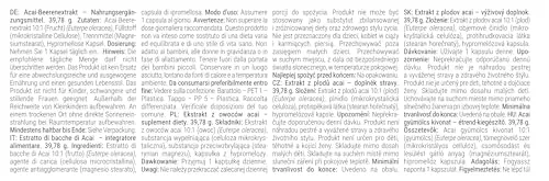GymBeam Acai Bacche Integratore Antiossidante Vegano