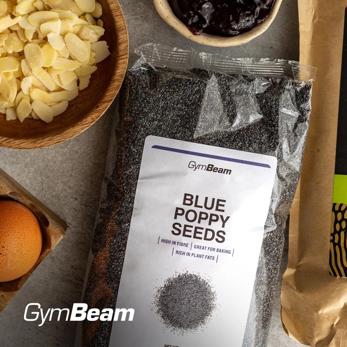 GymBeam Semi di Papavero Blu 500 g per dolci