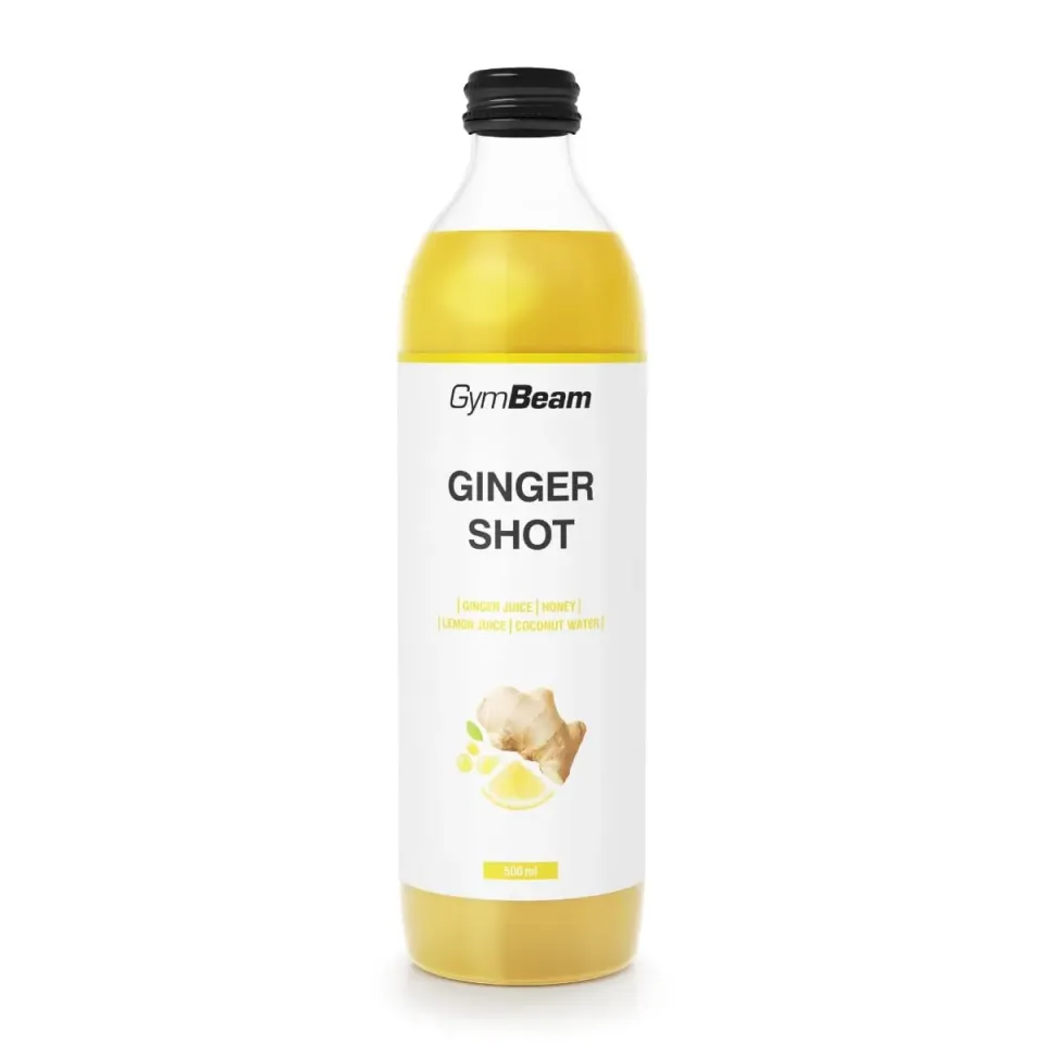 GymBeam Shot Zenzero Succo Miele Limone 500 ml Naturale