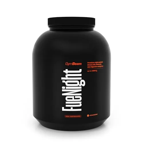 GymBeam FueNight proteine notte 2000g fragola 77%