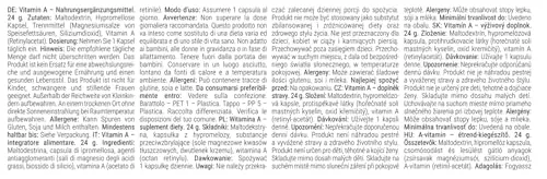 GymBeam Vitamina A Retinolo Capsule 60 cps Vista