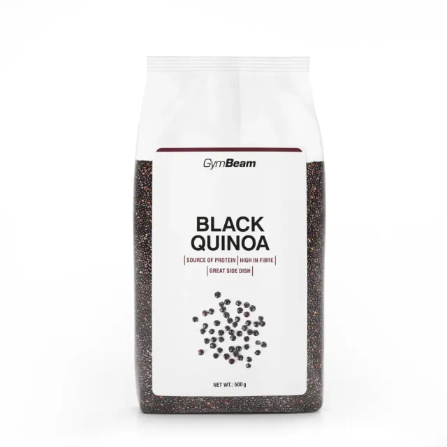 GymBeam Quinoa Nera Bio Cereale 500 g Senza Glutine